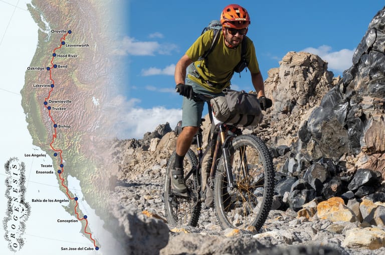 Kurt Refsnider completes first ride of the new Canada-to-Mexico Orogenesis trail